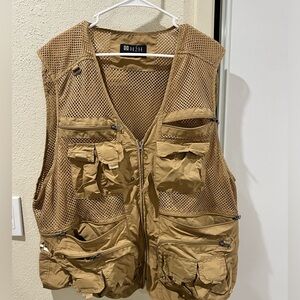 CARGO UTILITY VEST OVERSIZED